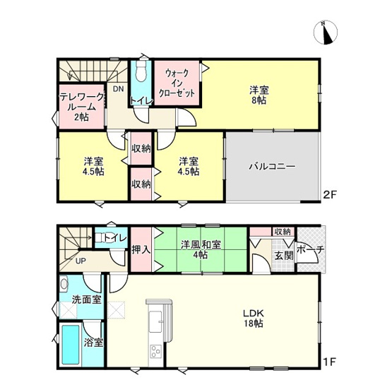 【間取り】 | 姫路市香寺町広瀬第1/全3棟