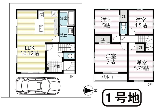 「観月橋」駅徒歩１０分◆家事動線良好な４ＬＤＫ◆全室２面採光で陽当り通風良好◆伏見区向島庚申町３期の間取り