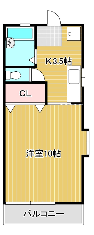 永野コーポ2の間取り