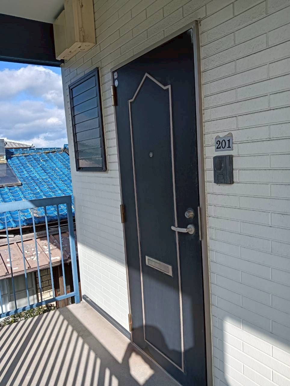 永野コーポ2の玄関