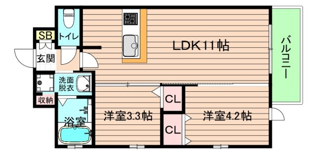 中野町２丁目新築の間取り