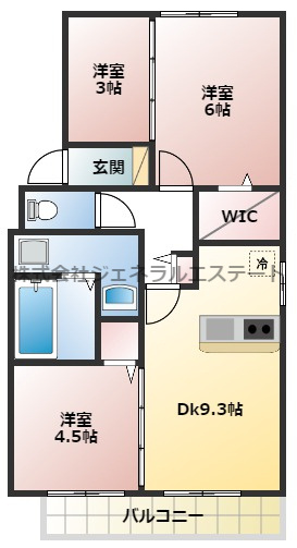 グランドゥール畷の間取り