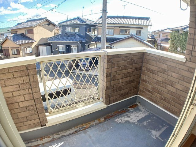 ウィステリアⅡのバルコニー