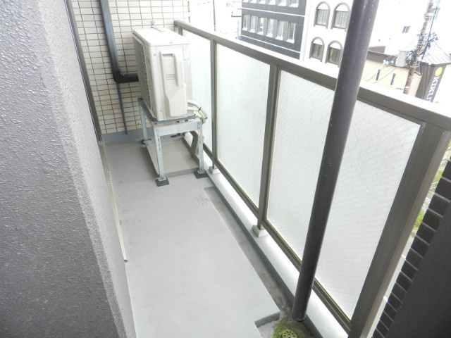 シルク２１室蘭のバルコニー