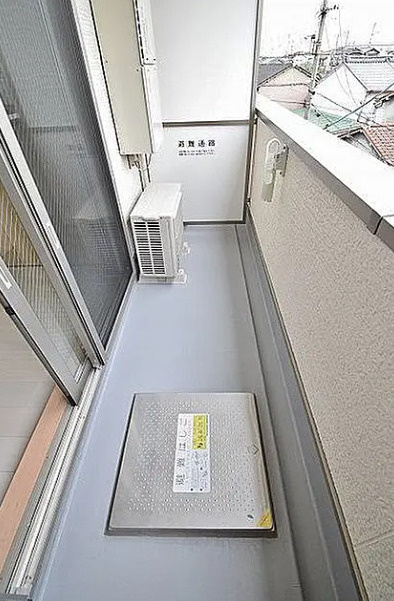 大阪市住之江区南加賀屋　収益マンション　パークス住之江Ⅰのバルコニー