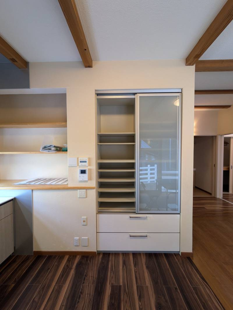 高知市福井町　　中古一戸建ての収納|キッチン収納です