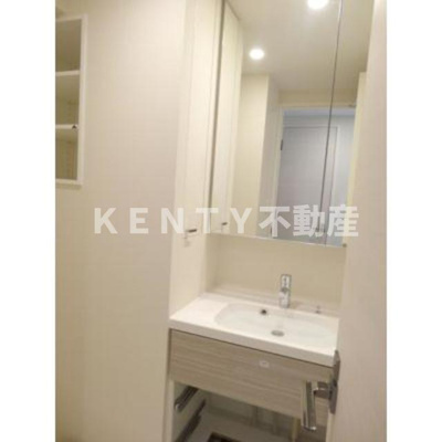 【洗面所】 | パークアクシス大森 | 広い洗面スペース