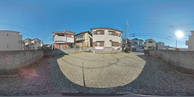 明石市魚住町清水土地の外観|【現地土地写真】道路と土地の境界に壁やフェンスを設けると、クローズド外構をご検討いただけます。プライバシーを守り、ゆったりと寛げる住まいが叶います。