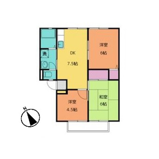 【間取り】 | ウィンディア平川　B | 3DK