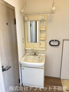 【洗面所】 | ウィンディア平川　B | 洗髪洗面化粧台