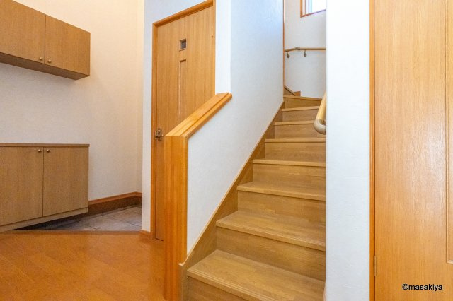 三輪三丁目戸建の玄関