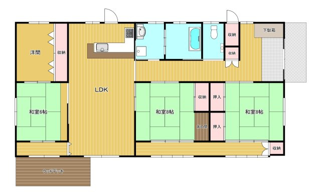 【間取り】 | 都原町 1,600万円