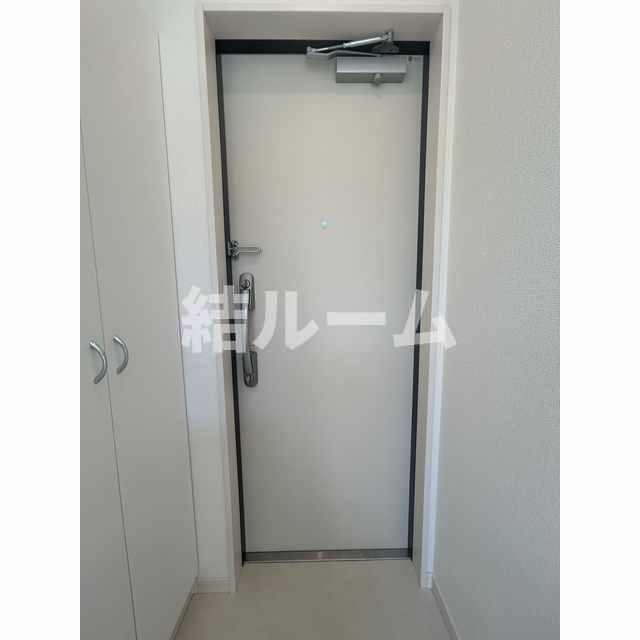 板橋区中台３丁目のアパートの玄関