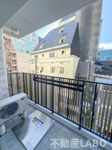 スプランディッド上本町WESTのバルコニー