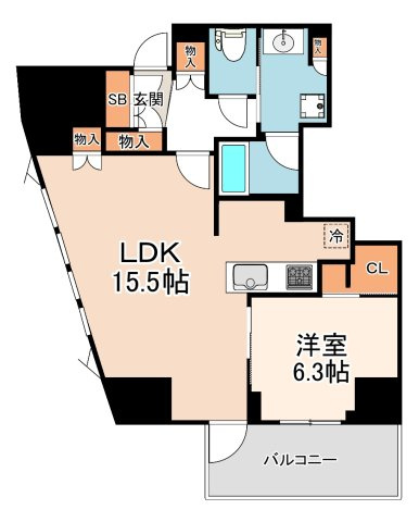 【間取り】 | ジオタワー新町