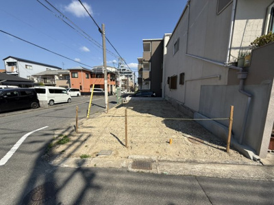 【外観】 | 【プレイワーク香ヶ丘町Ⅱ】新築建売・浅香山小・南西角地・4LDK・堺市堺区香ヶ丘町5丁 | 外観は落ち着いています