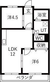 コトブキ第一ビルの間取り