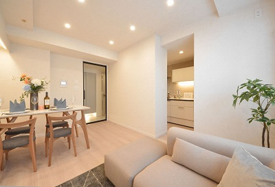 クレッセント麻布Ⅱの居間・リビング|2025年12月6日イメージ家具設置