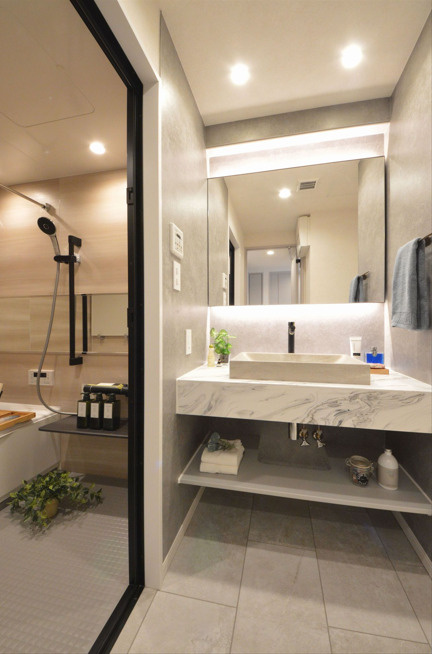 クレッセント麻布Ⅱの独立洗面台|2025年12月6日イメージ家具設置