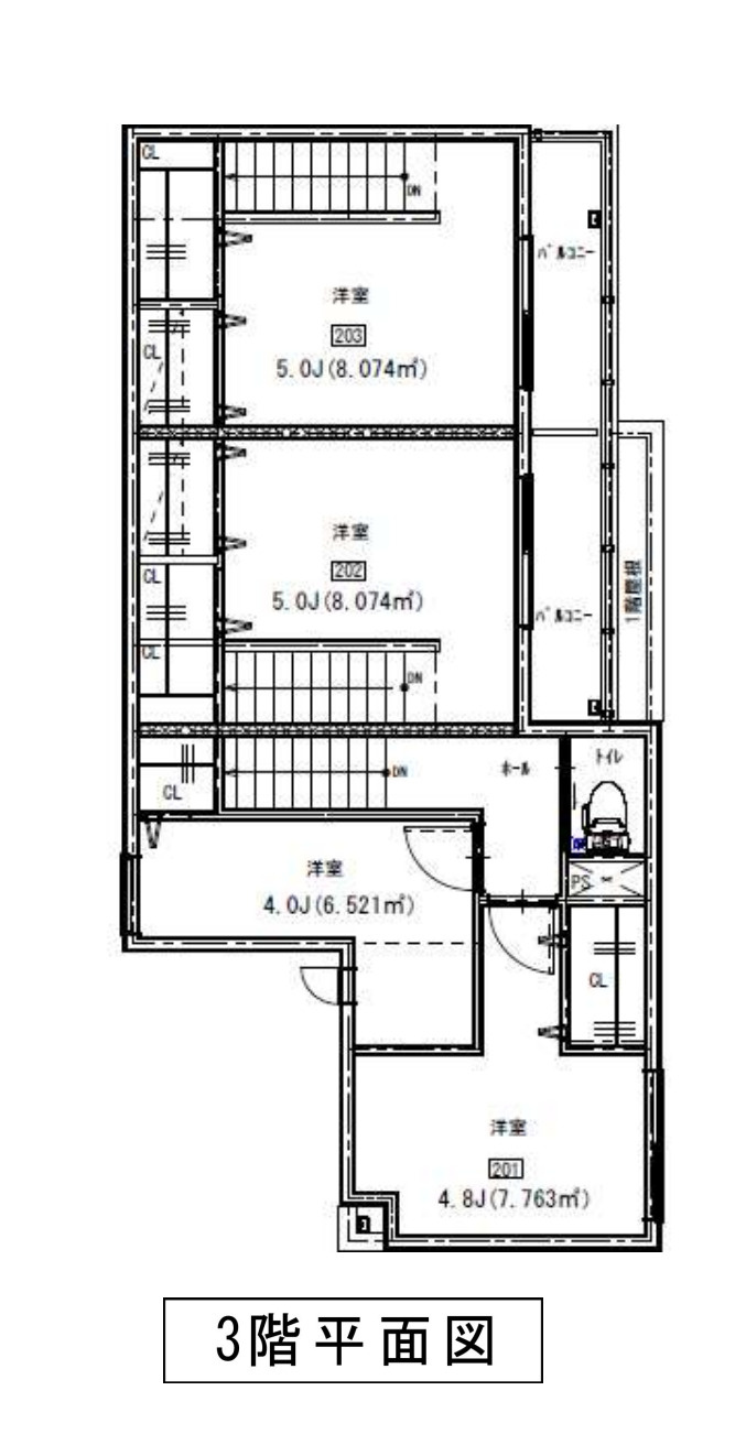 東京都世田谷区新築1棟売りマンション【ソルナクレイシア学芸大前】の間取り