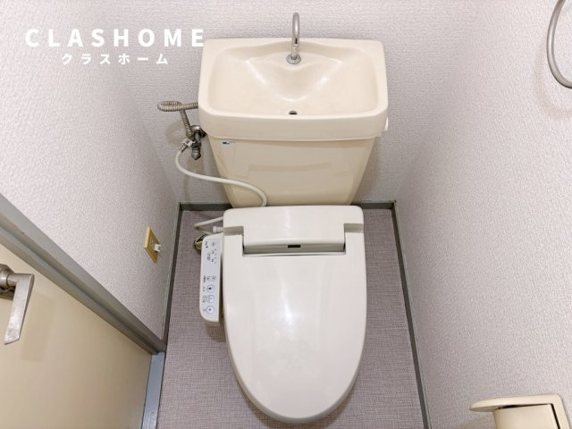 コーポ美華Ⅱ　　 刈谷市近郊の賃貸はクラスホーム刈谷店のトイレ