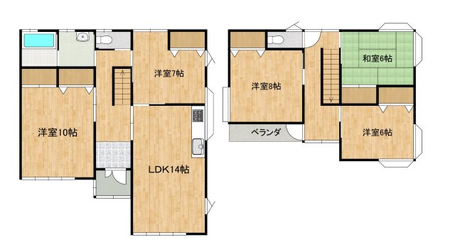 おいらせ町向山南の間取り