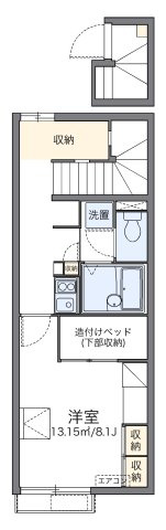 レオパレス天草Ⅰの間取り