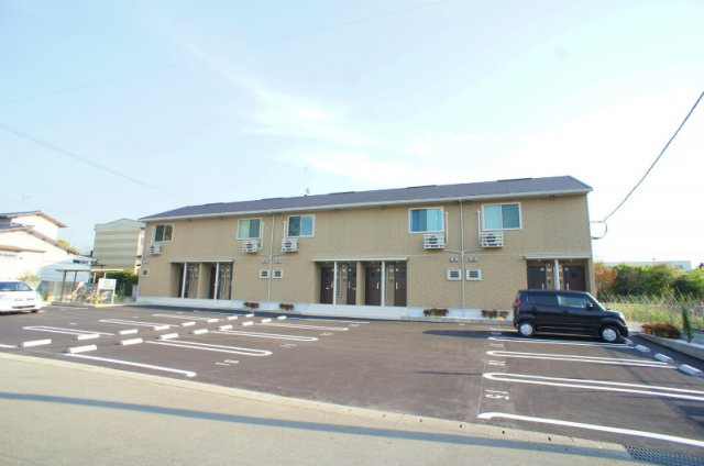サンライズ御井Ⅱの外観|きれいな外観です