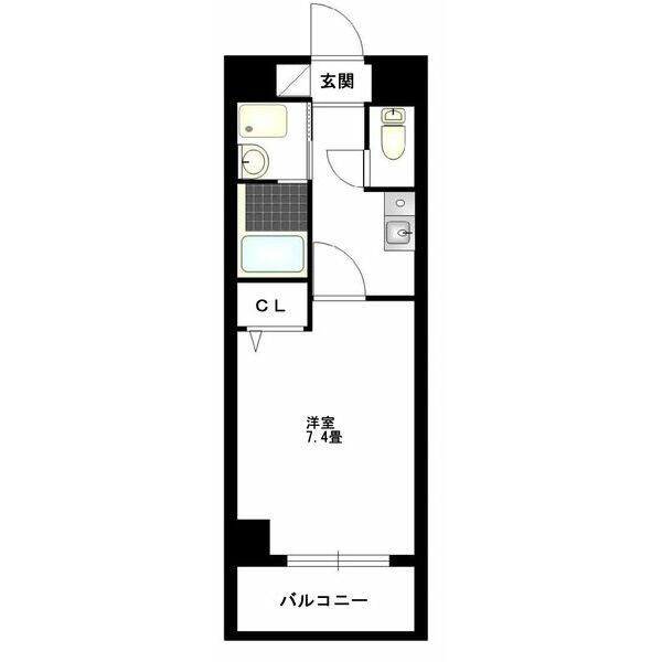 CRECER新栄の間取り