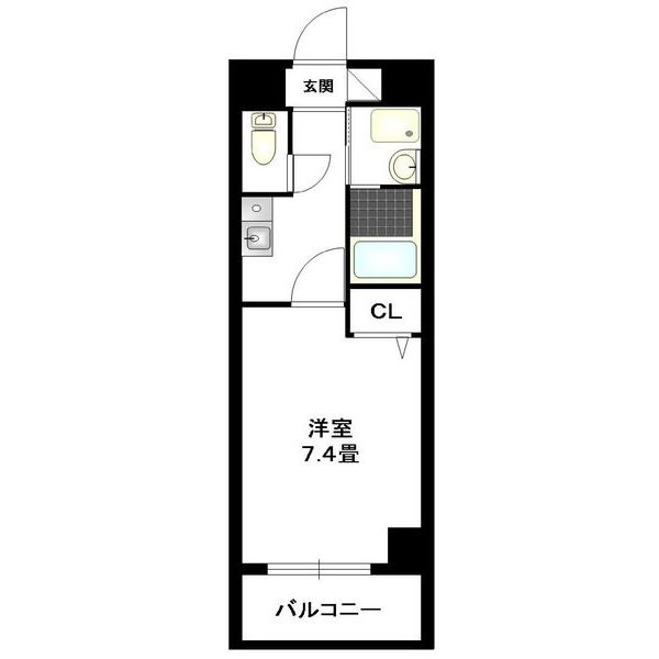 CRECER新栄の間取り