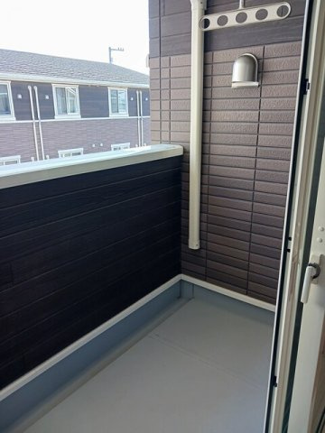 プレジール　Ｂのバルコニー