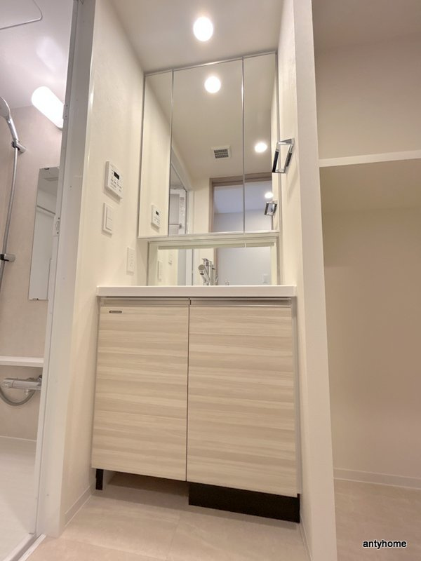 コンフォリア・リヴ博労町一丁目Q　仲介手数料無料の洗面所