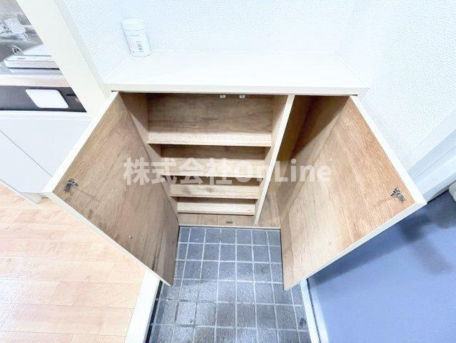 八尾市本町５丁目の賃貸マンションの収納