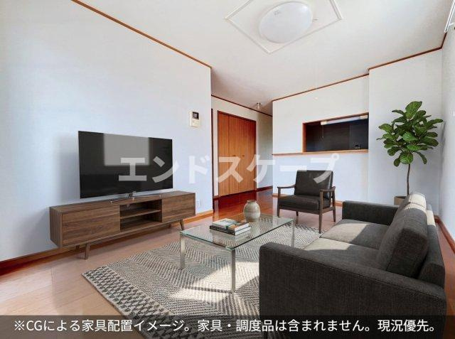 メリディオⅡの居間・リビング|高崎、前橋のお部屋探しはエンドスケープまで！お客様の理想お聞かせ下さい♪