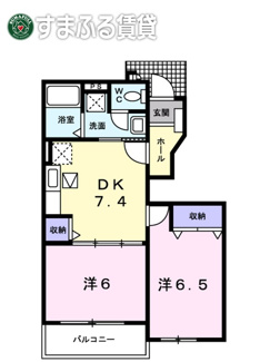 【間取り】 | サニー・レジデンス　西尾市平坂町