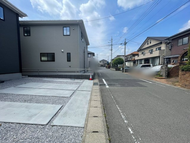 新築戸建・新築建売　KIP伊勢崎市今泉町1期の前面道路含む現地写真
