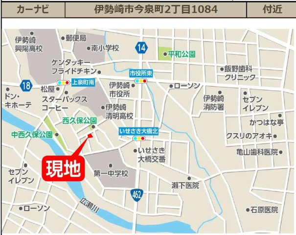 新築戸建・新築建売　KIP伊勢崎市今泉町1期の地図