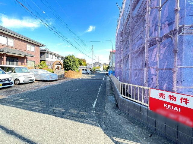 新築戸建・新築建売　KIP伊勢崎市今泉町1期の前面道路含む現地写真