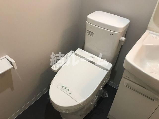 中野区沼袋２丁目のアパートのトイレ|別号室参考写真