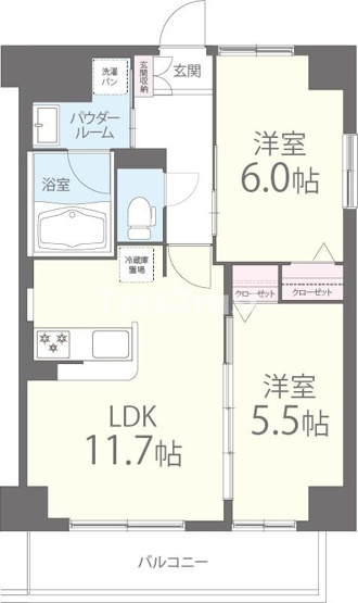 【間取り】 | アベニール鷺洲