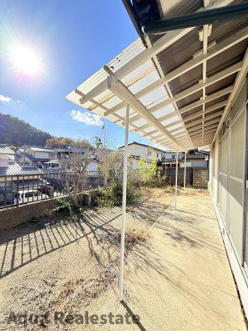 坂出市府中町　リフォーム戸建の庭|お庭の付いた物件です