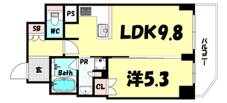 【間取り】 | リーガル神戸三宮2