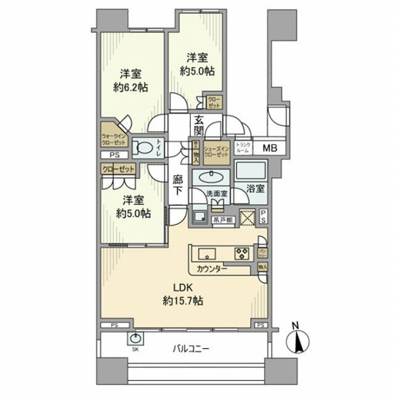 【間取り】 | Ｂｒｉｌｌｉａ品川中延