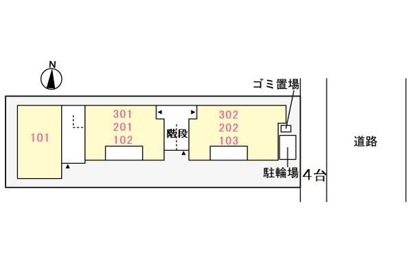 パークタウン東陽町の区画図