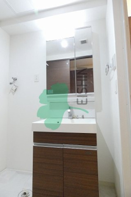 【洗面所】 | ラフレシーサ博多駅南4 | シンプルで使いやすい洗面台です！