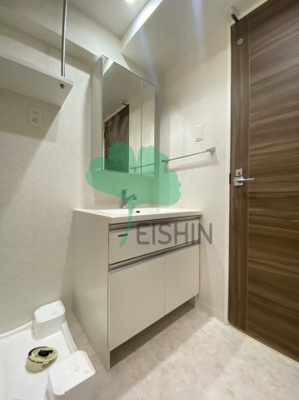 【洗面所】 | ネストピア博多グランドステージ | シンプルで使いやすい洗面台です！