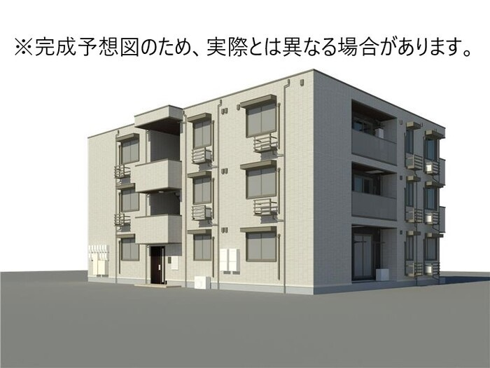 D-ROOM板付の外観|外観パース