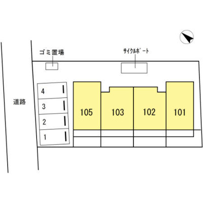 【区画図】 | ルポ大野城駅前