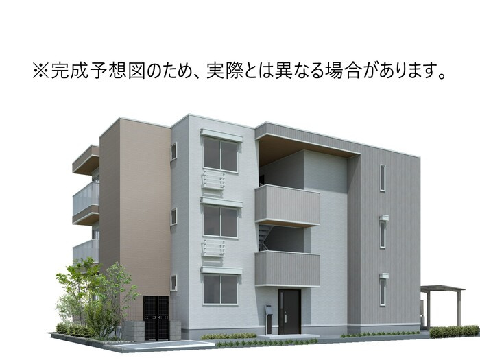 D-Residence光丘町A棟 A棟の外観|外観パース