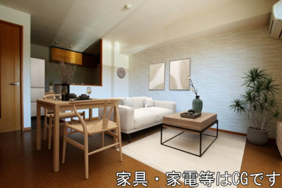  | セジュール白水 | リビング【家具・家電はCG】